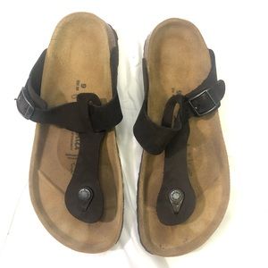 Birkenstock Betula Fussbett Sandals chocolate Brown US 9 (EU 39)